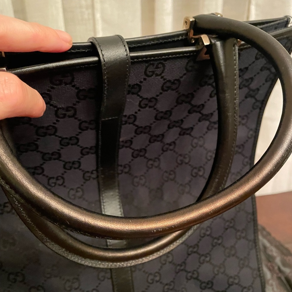GG Jackie canvas tote. - Picture 7 of 8